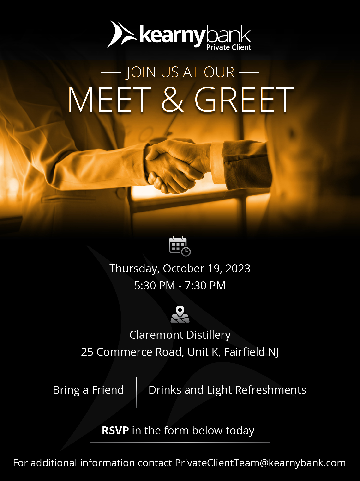 Kearny Bank Private Client Meet & Greet